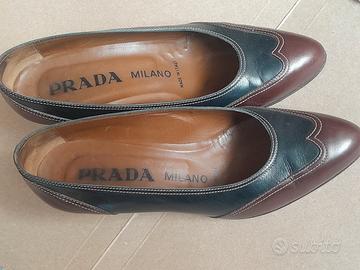 prada scarpe originali fatte a mano design vintage