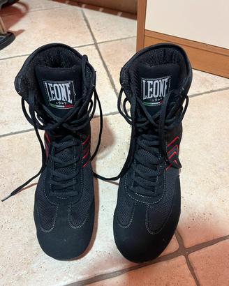 scarpini da boxe tg 43 leone