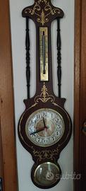 Orologio da parete con termometro e barometro 