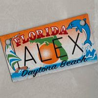 Targa Souvenir Florida Alex Daytona Beach