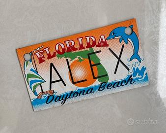 Targa Souvenir Florida Alex Daytona Beach