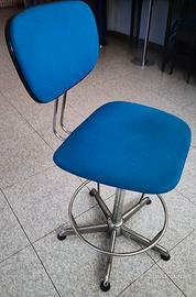 Sgabello girevole da disegno/ laboratorio