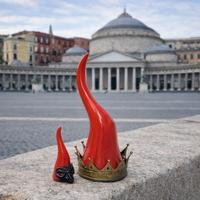 Coppia corni portafortuna Napoletani - Stile tradi