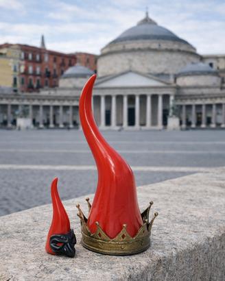 Coppia corni portafortuna Napoletani - Stile tradi