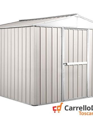 Box porta attrezzi in lamiera 276x260 bianco