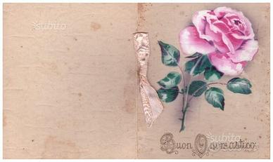 Antico biglietto di Buon Onomastico - 1935