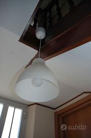  Lampada a sospensione Ikea Melodi, bianco, 28 cm