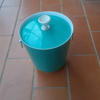 Cestello Portaghiaccio Vintage cestello azzurro