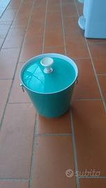 Cestello Portaghiaccio Vintage cestello azzurro