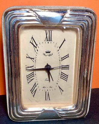 Orologio Tavolo Argento 925 Real Club Made Italy