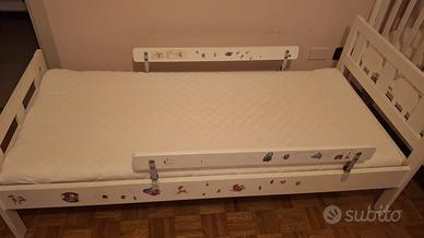 Letto per bambini -  Struttura doghe + materasso