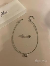 Swarovski - Set Collana e Orecchini