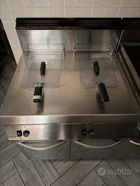 Friggitrice a gas con accensione elettrica