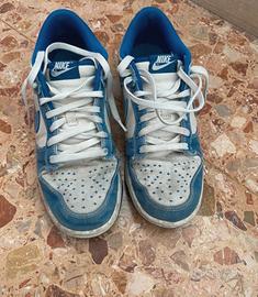 Scarpe Nike Dunk Low Sashiko blu industriale