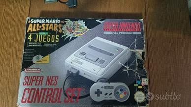 Super Nintendo console boxato 