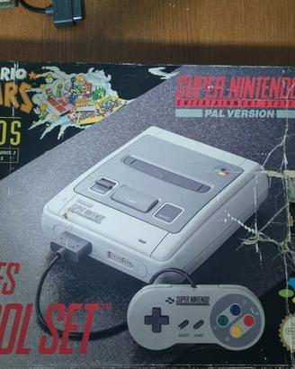 Super Nintendo console boxato 