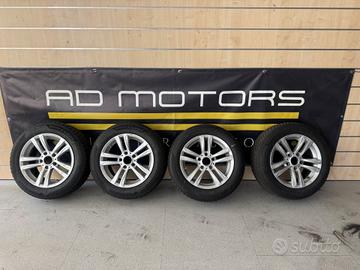 4 CERCHI IN LEGA 16" CON GOMME INVERNALI HANKOOK 