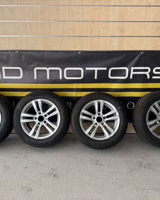 4 CERCHI IN LEGA 16" CON GOMME INVERNALI HANKOOK 