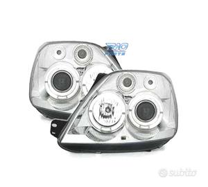 FARI FORD FIESTA 02-08 ANGEL EYES FONDO CROMATO