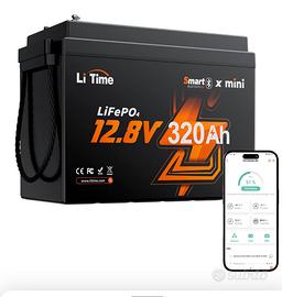 Batterie Litio 320 Ah Bluetooth
