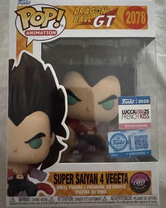Funko Pop Vegeta SSJ4 #2078 LIMITED FLOCKED CHASE