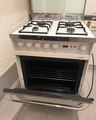 Cucina a gas Lofra con forno elettrico,