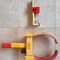 Lucchetto gancio traino  e blocca ruote