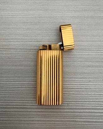 Accendino Cartier placcato in oro
