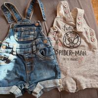 Salopette estive taglia 3/6 mesi