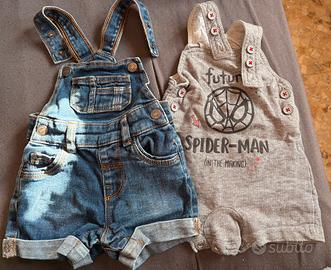 Salopette estive taglia 3/6 mesi