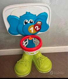 Canestro elefante CHICCO Fit & Fun gioco basket 