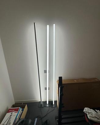 Set di 3 lampade con piedistallo
