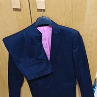 Abito uomo dsquared2 blu scuro in taglia 48 cotone