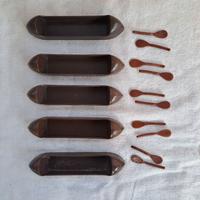 playmobil accessori 5X canoa marrone indiano weste