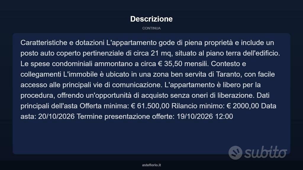 Appartamento – Taranto, Talsano - Vista 4