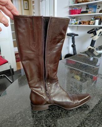 stivali donna in pelle,taglia 38,5