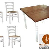 Sedie Tavoli Bar Ristorante Pub Shabby Set Cod 502