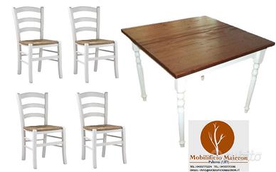 Sedie Tavoli Bar Ristorante Pub Shabby Set Cod 502