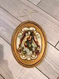 Quadretto realizzato in stile barocco con rilievo