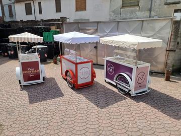 Carretti gelato food truck biciclette ecc