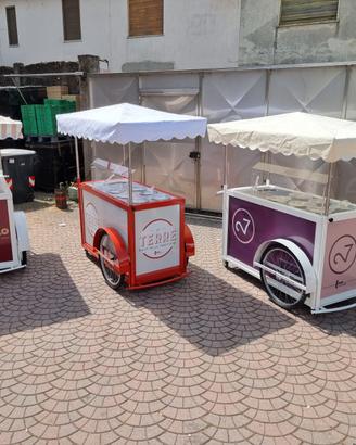 Carretti gelato food truck biciclette ecc