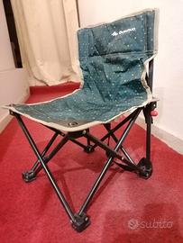 Sedia richiudibile da campeggio per bimbi Quechua 