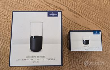 Villeroy e Boch Manufacture Rock Set Tumbler+Shot