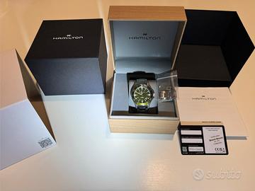 Hamilton Khaki Navy Scuba Verde (Full Set)