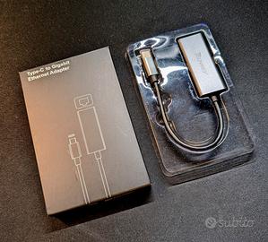 Adattatore da USB Type-C a Ethernet Gigabit