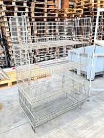 cesta espositiva in filo usata