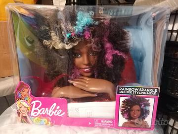 Barbie Rainbow Sparkle Deluxe Styling Head