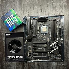 Scheda Madre MSI Z270 Sli Plus + Intel i5 6600K