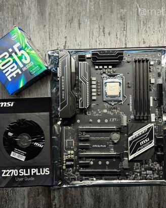 Scheda Madre MSI Z270 Sli Plus + Intel i5 6600K