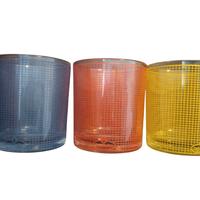 set 6 bicchieri acqua colorati 